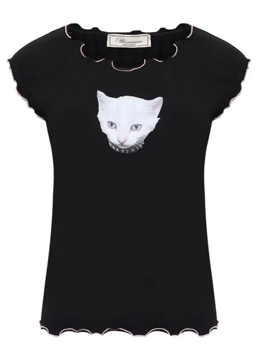 Футболка хлопковая BLUMARINE