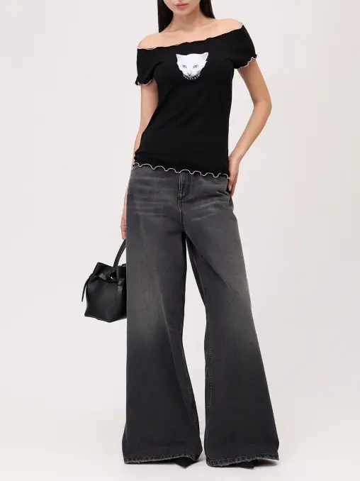 Футболка хлопковая BLUMARINE