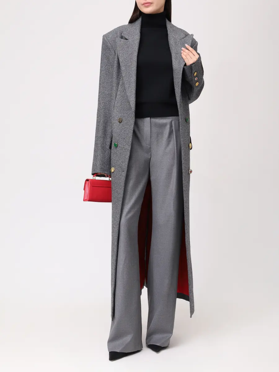 Пальто шерстяное