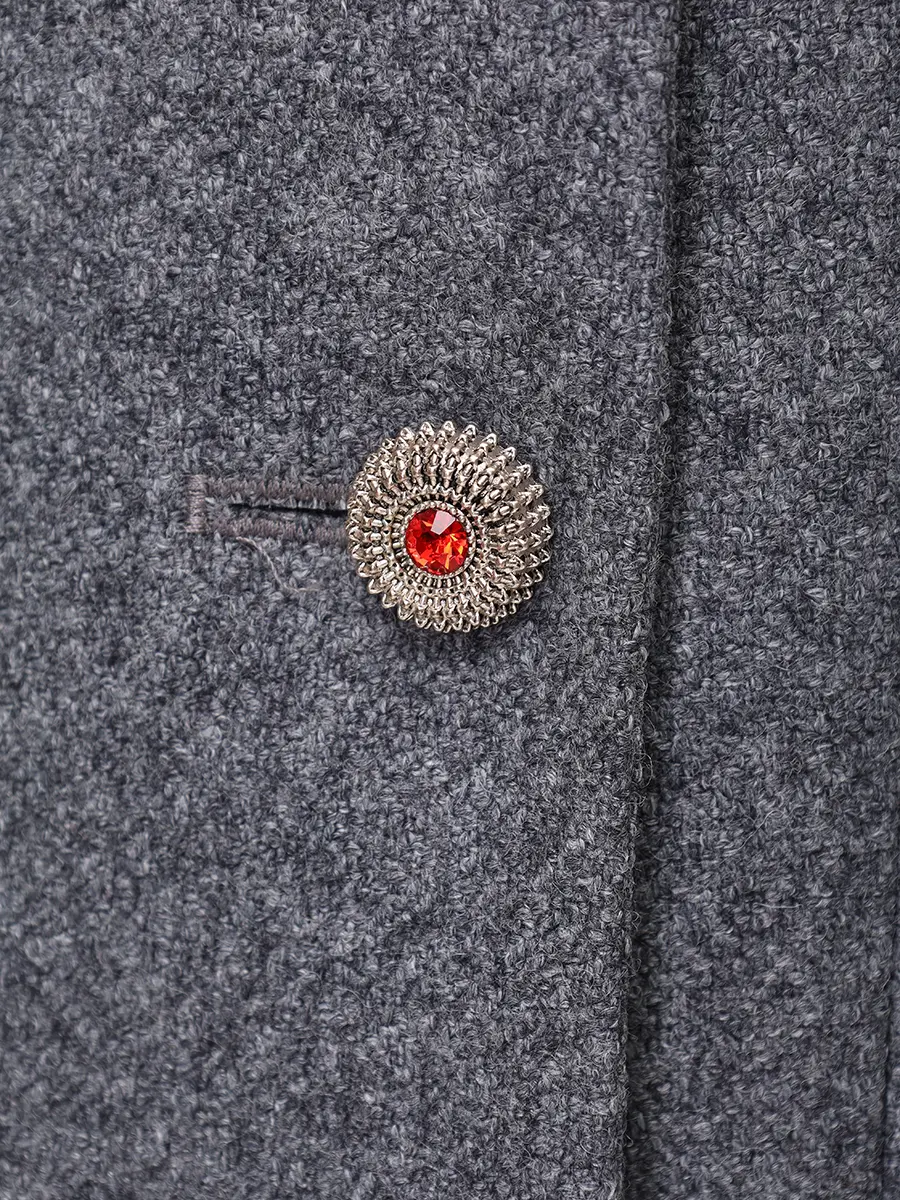 Пальто шерстяное