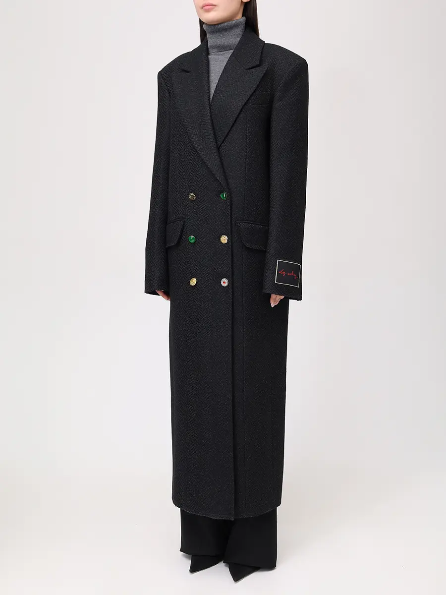Пальто шерстяное
