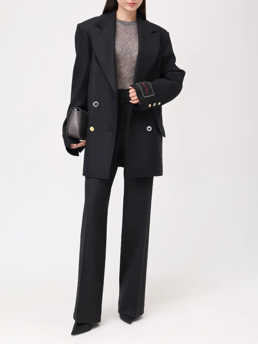 Полупальто шерстяное