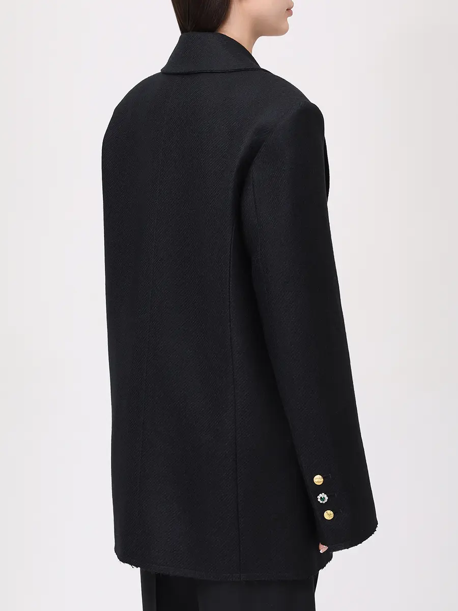 Полупальто шерстяное