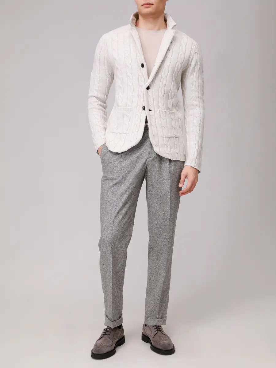 Кардиган вязаный