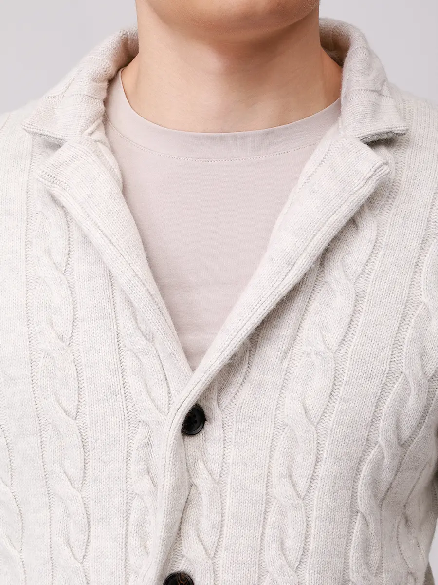 Кардиган вязаный