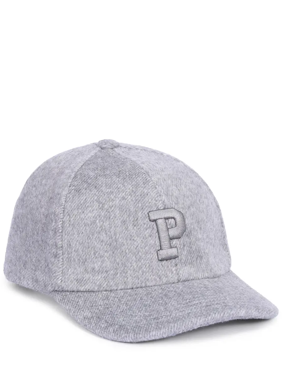 Бейсболка из шерсти и вискозы