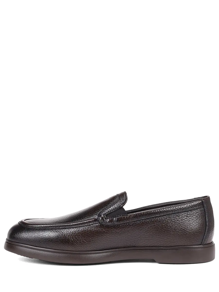 Лоферы кожаные на байке