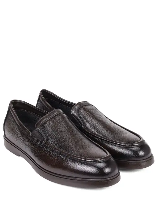 Лоферы кожаные на байке BLU BARRETT