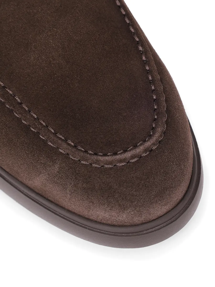 Ботинки замшевые на байке