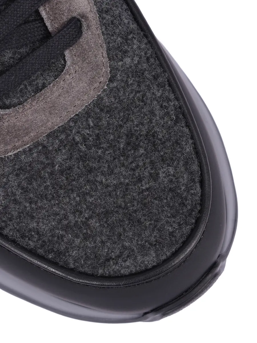 Кроссовки комбинированные на меху