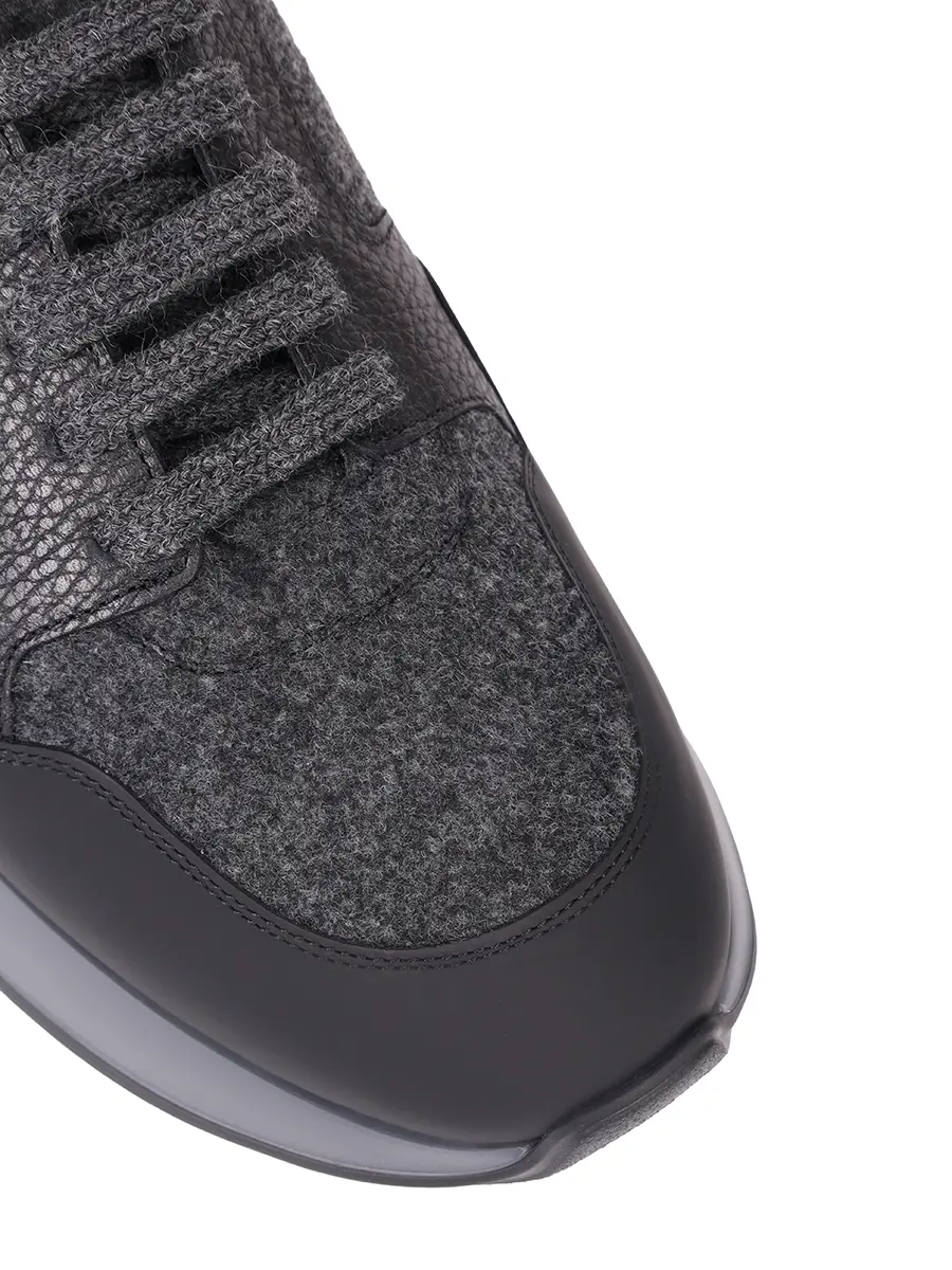 Кроссовки комбинированные на меху