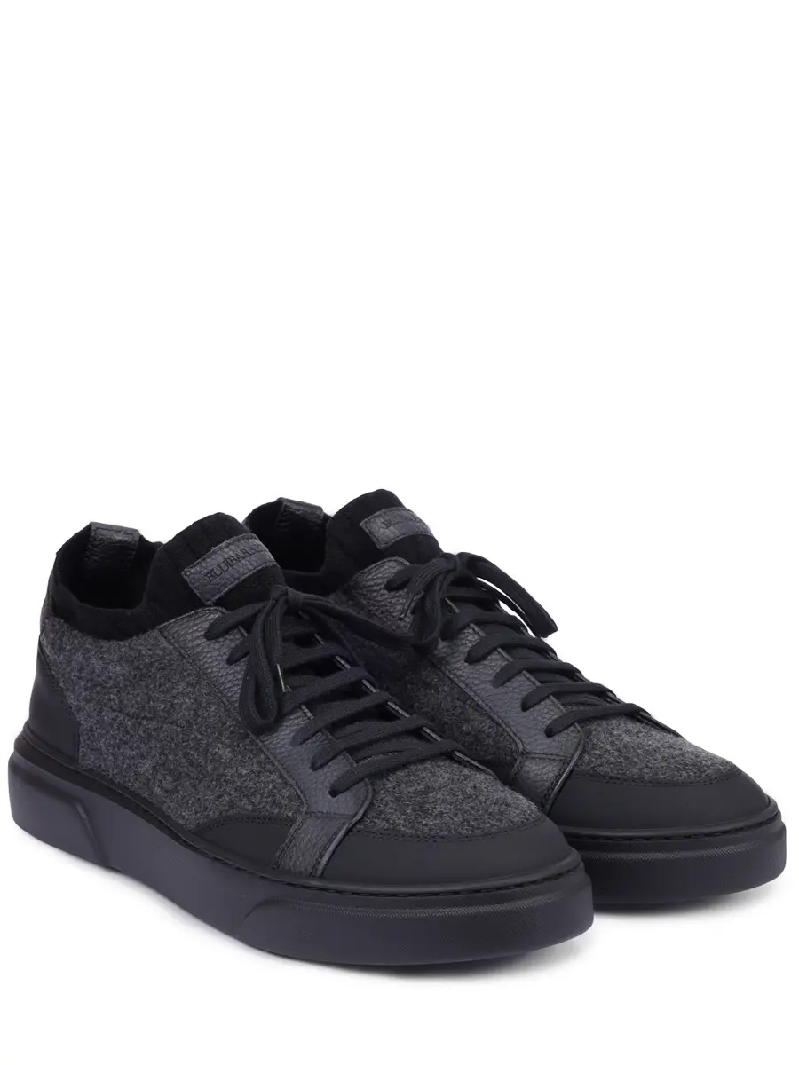 Кеды комбинированные на меху