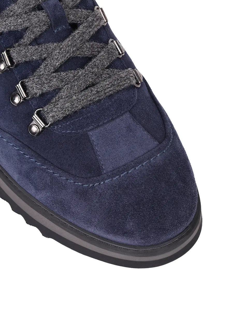 Полуботинки замшевые