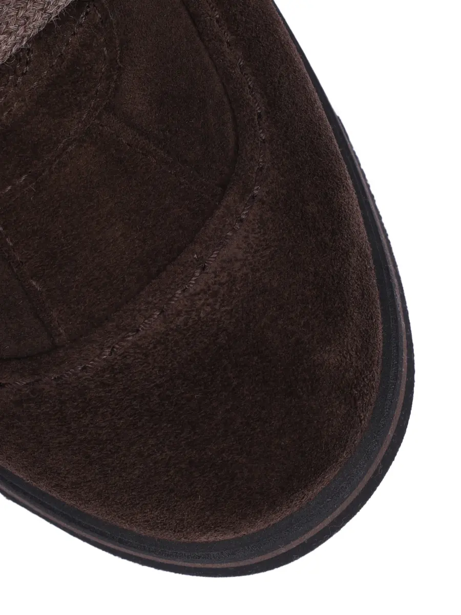 Кроссовки замшевые на меху