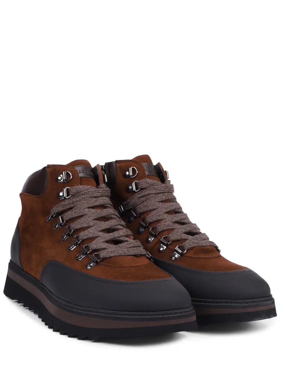 Ботинки комбинированные на байке