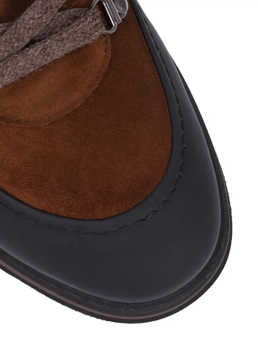 Ботинки комбинированные на байке