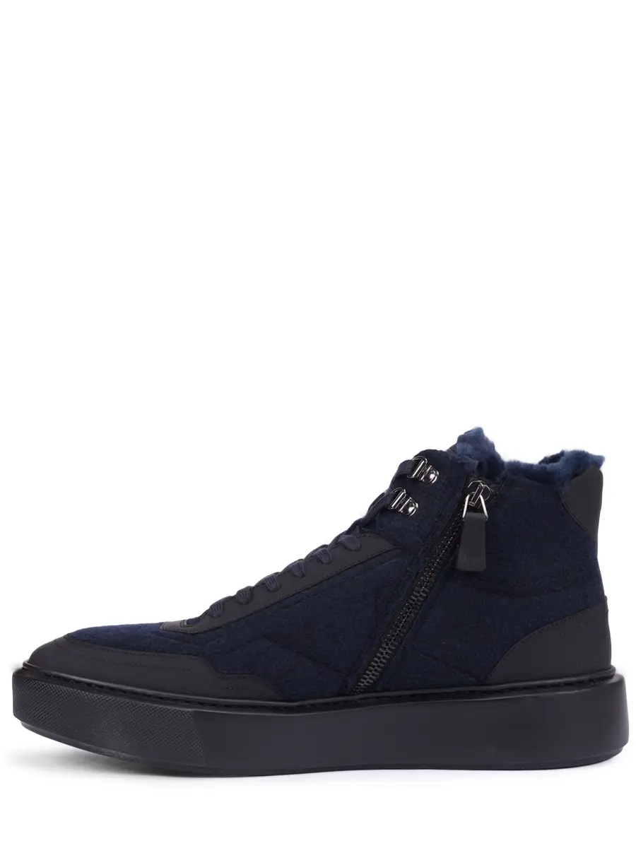 Кеды текстильные на меху