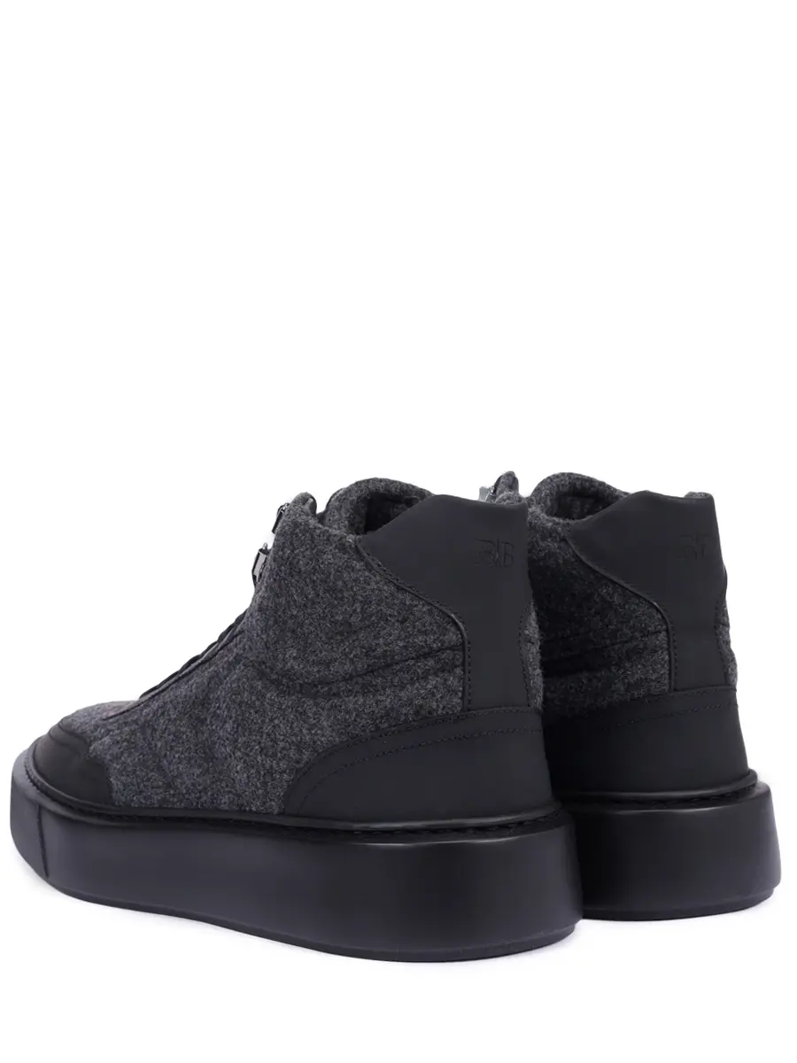 Кеды текстильные на байке