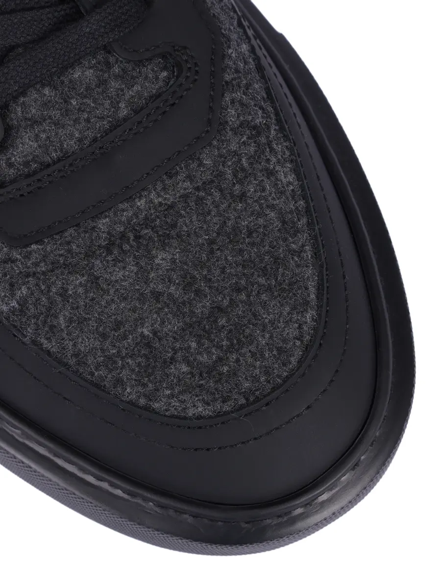 Кеды текстильные на байке