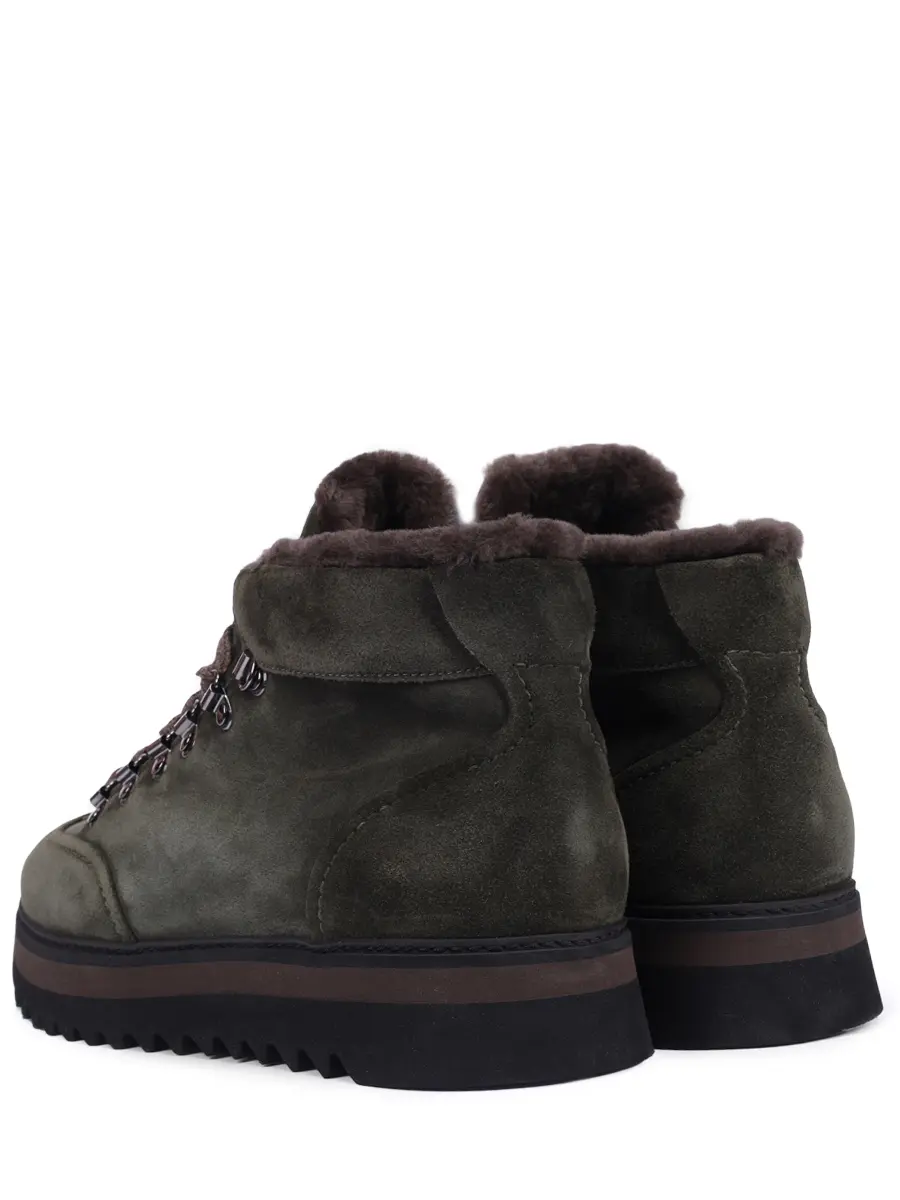 Ботинки замшевые на меху