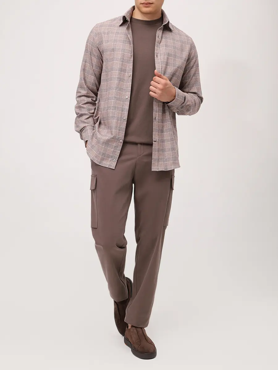 Рубашка Regular Fit хлопковая