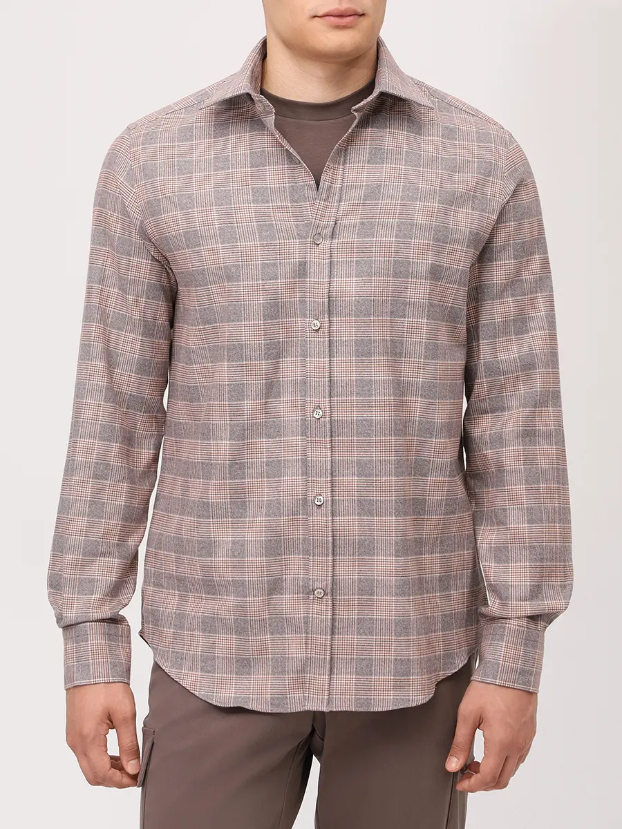 Рубашка Regular Fit хлопковая