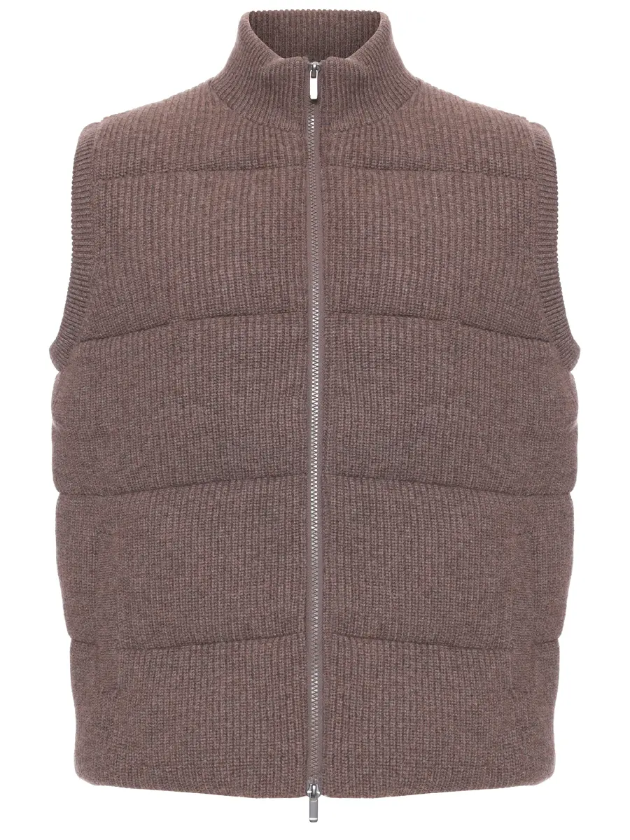 Жилет шерстяной