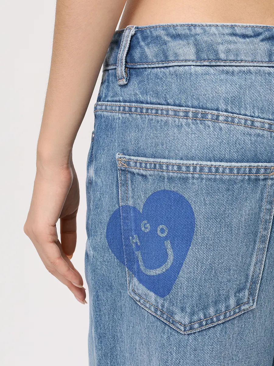 Джинсы хлопковые