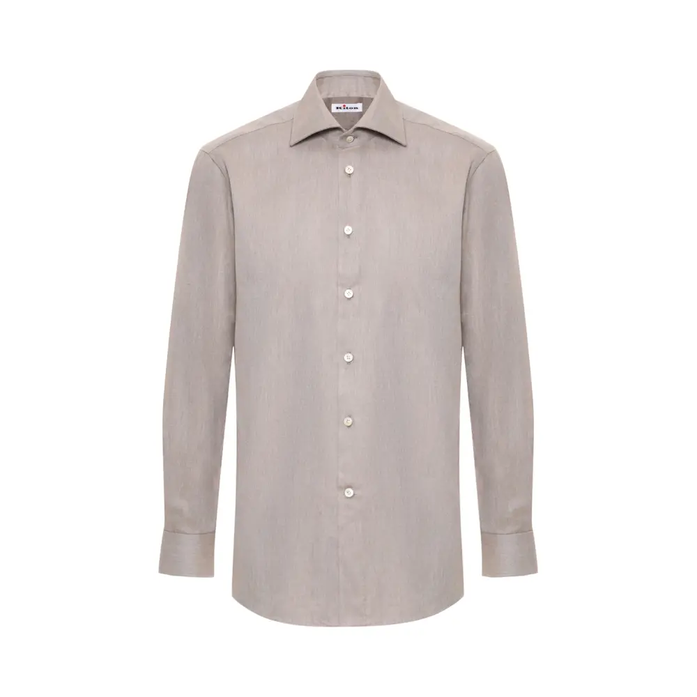 Рубашка Slim Fit из хлопка и лиоцелла