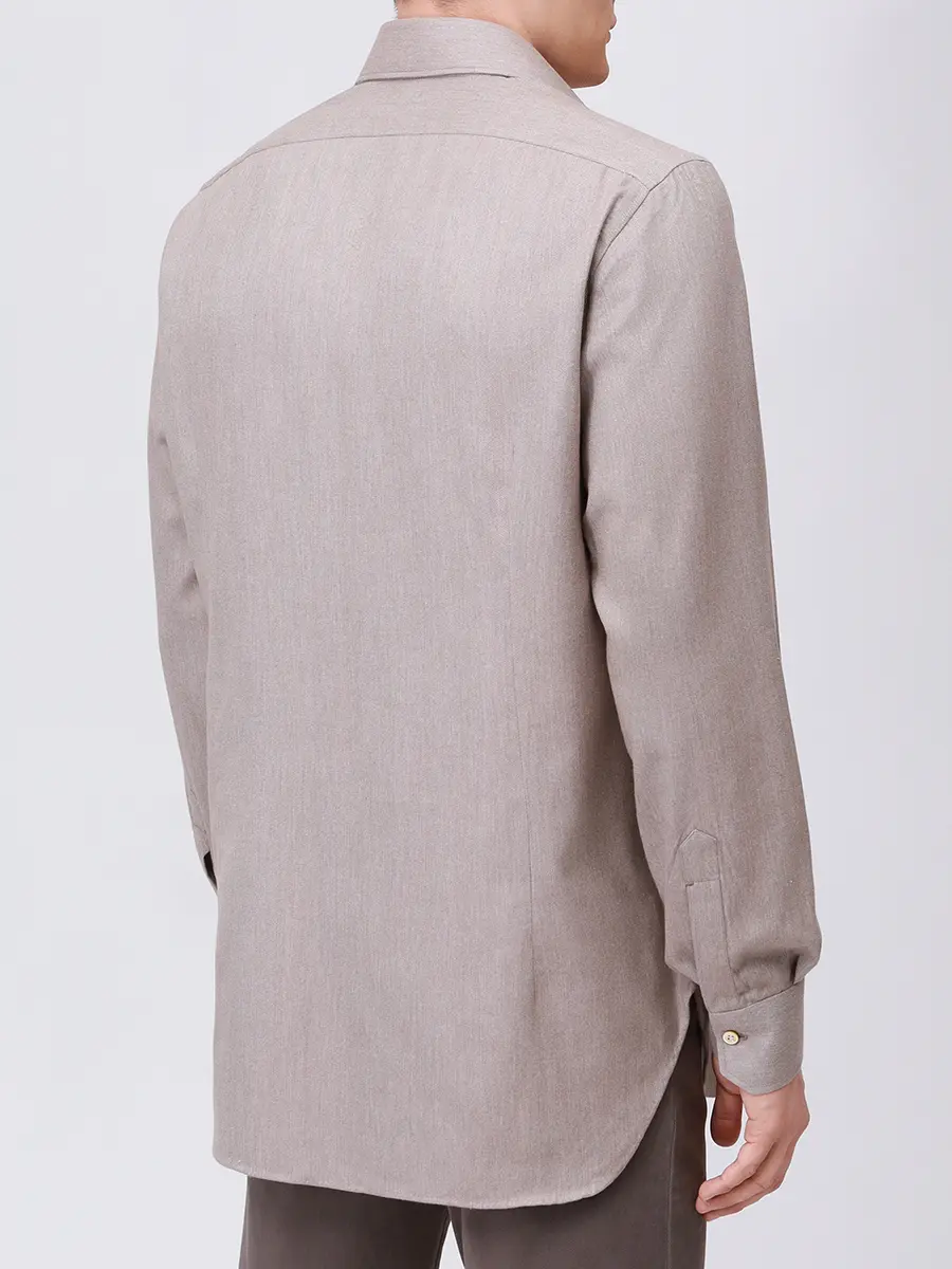 Рубашка Slim Fit из хлопка и лиоцелла