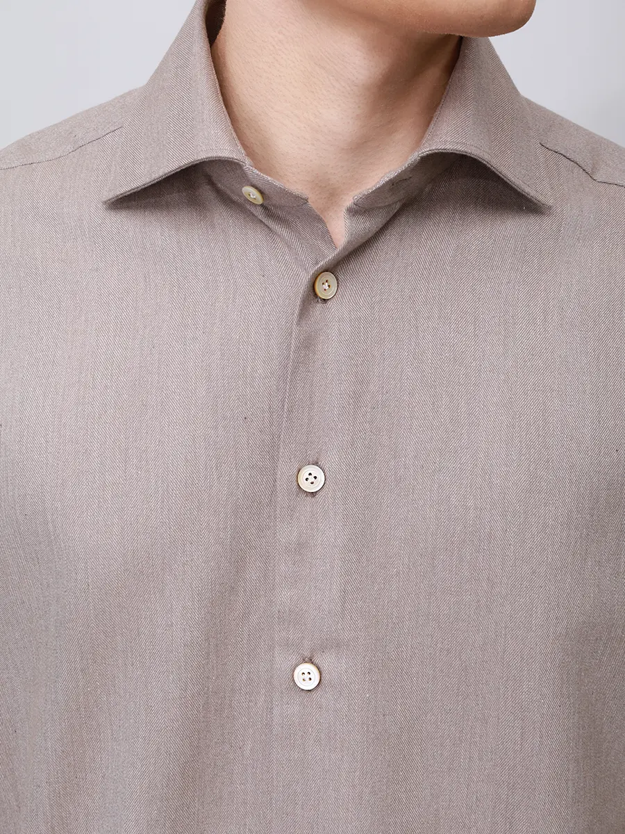Рубашка Slim Fit из хлопка и лиоцелла