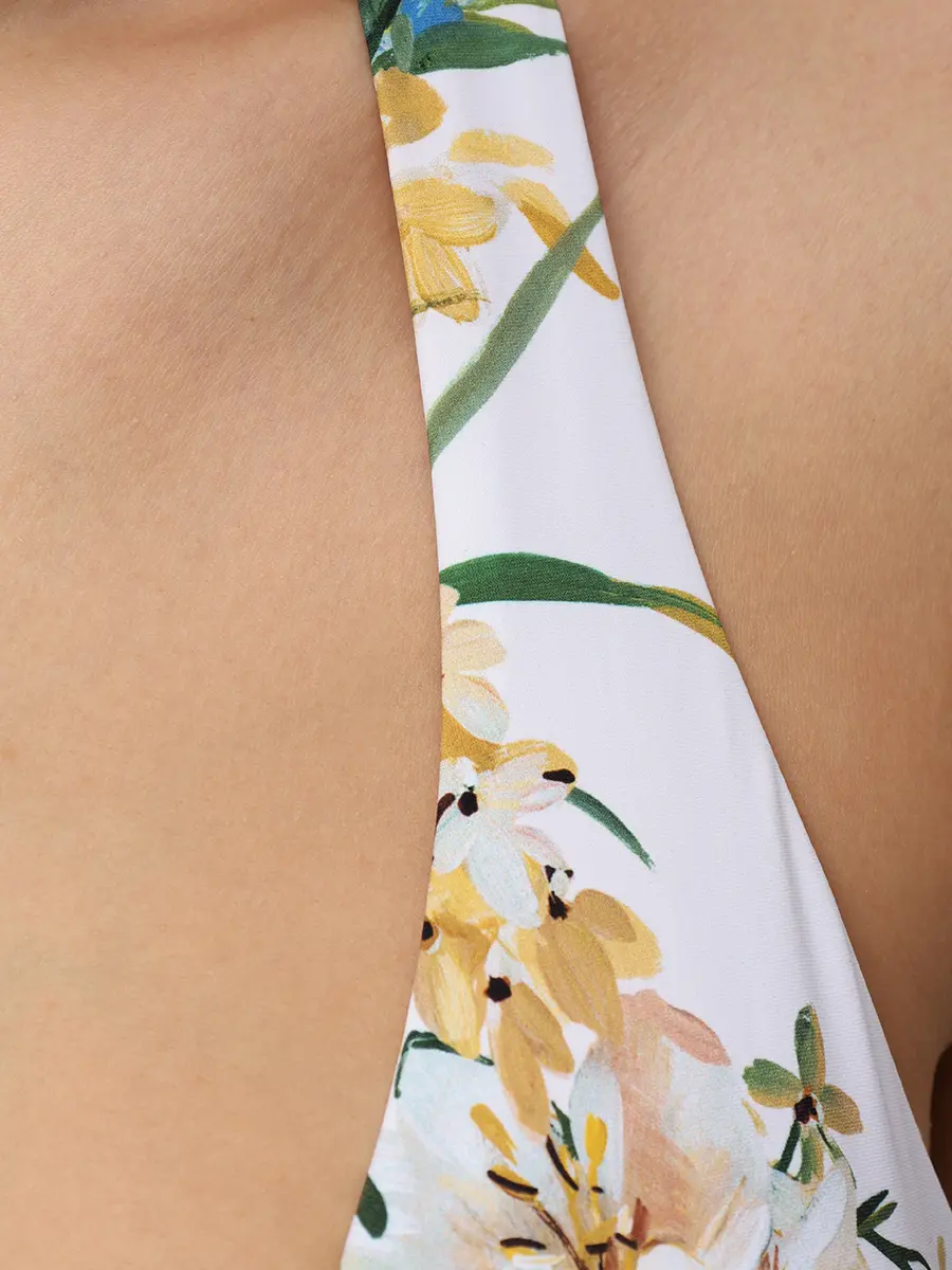 Купальник раздельный с принтом