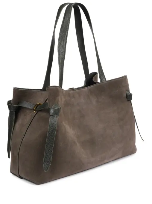 Сумка замшевая Gyoza Tote YUZEFI