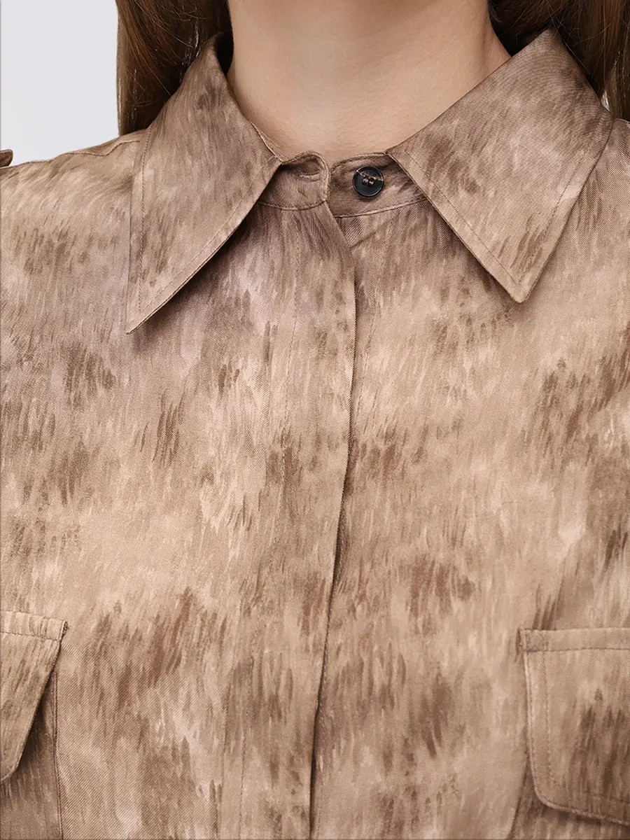 Платье шелковое