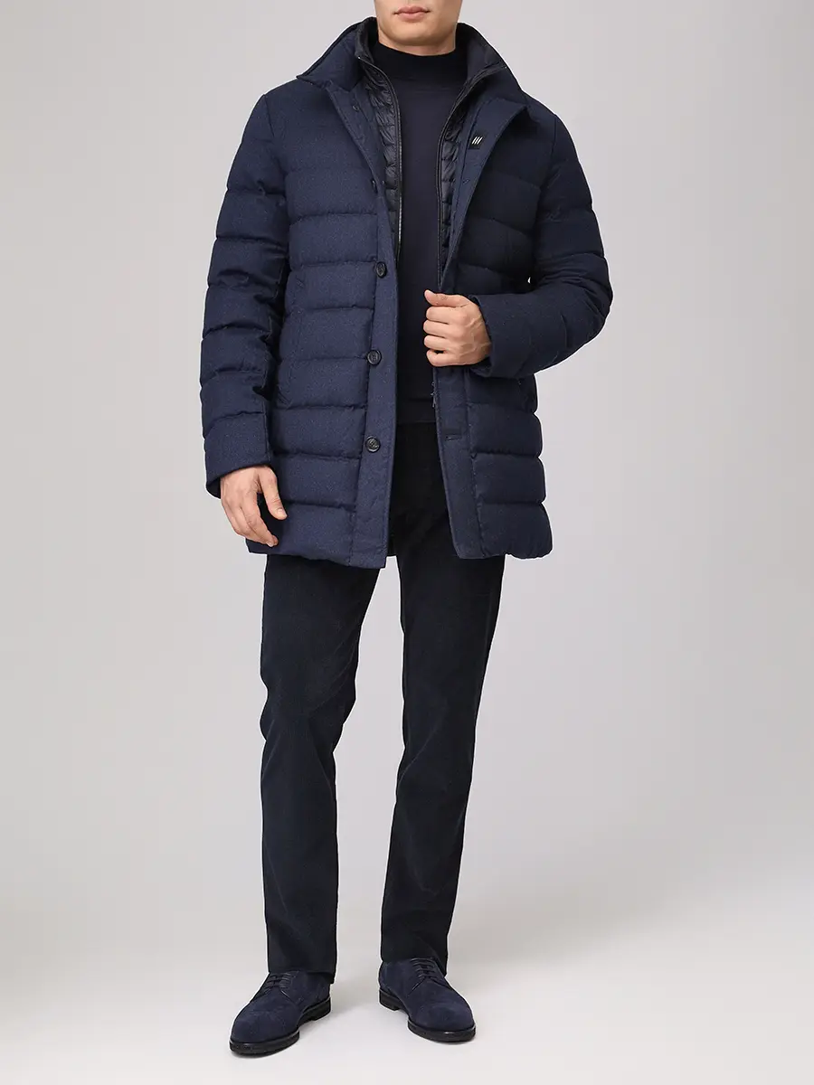 Пуховик стеганый