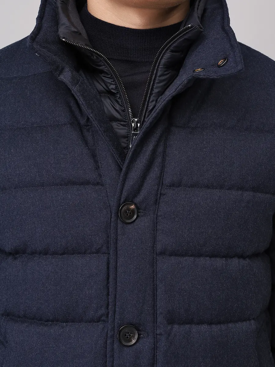 Пуховик стеганый