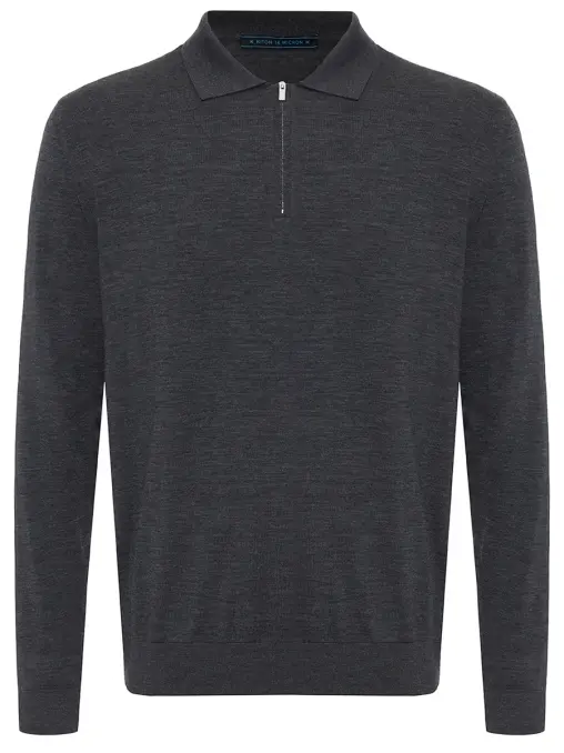 Поло шерстяное KITON