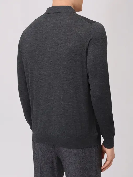 Поло шерстяное KITON