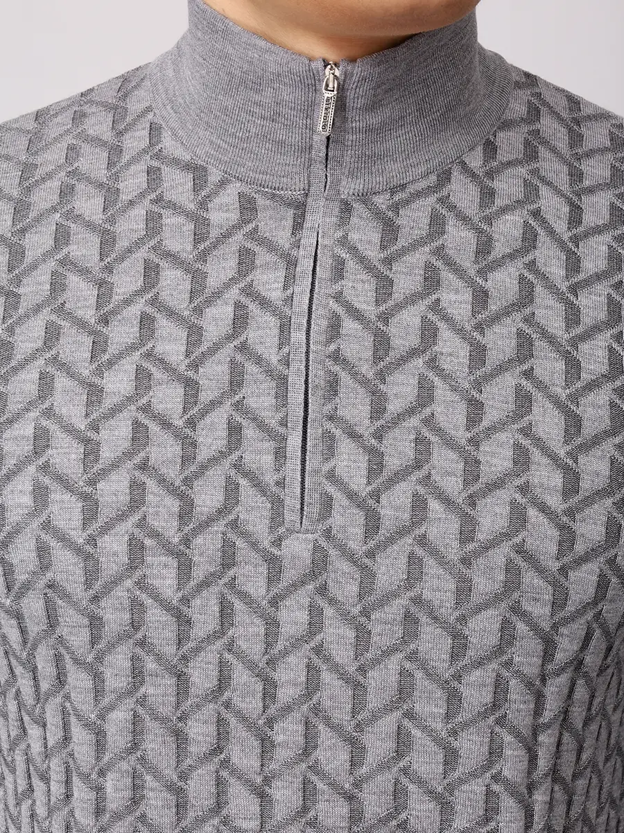 Джемпер из шерсти и шелка