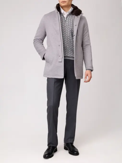 Джемпер из шерсти и шелка BERTOLO LUXURY MENSWEAR