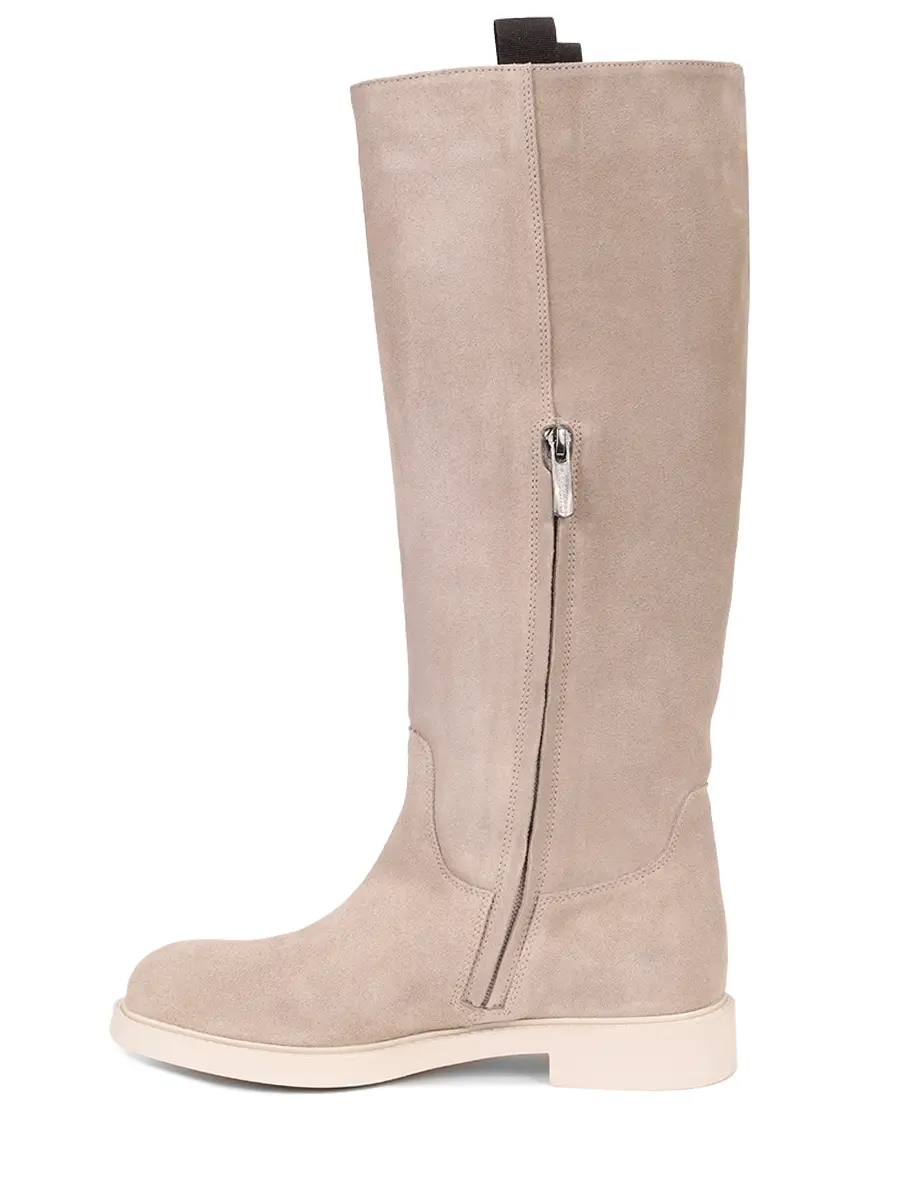 Сапоги замшевые