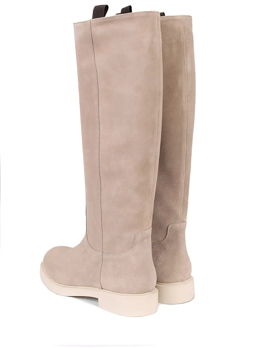 Сапоги замшевые