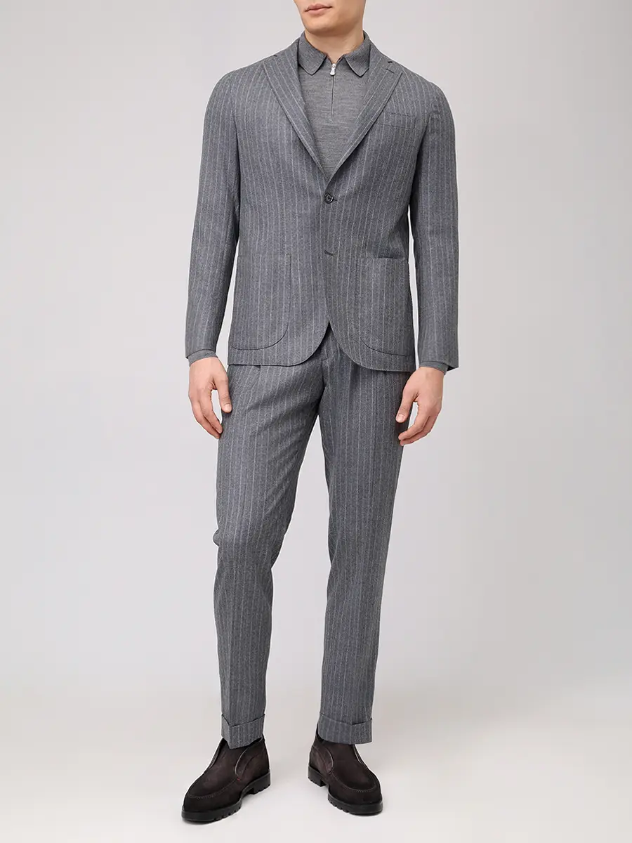 Поло из шерсти и шелка