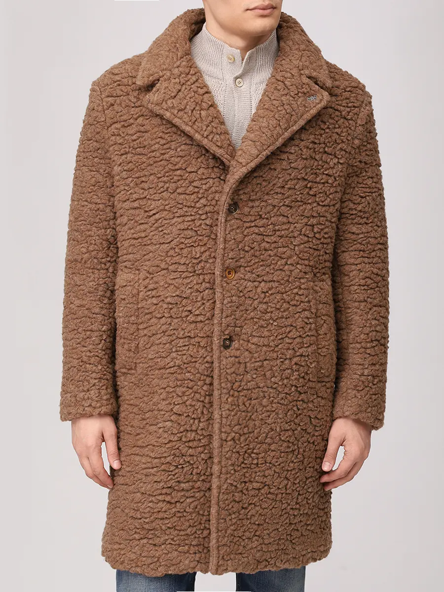 Пальто однотонное