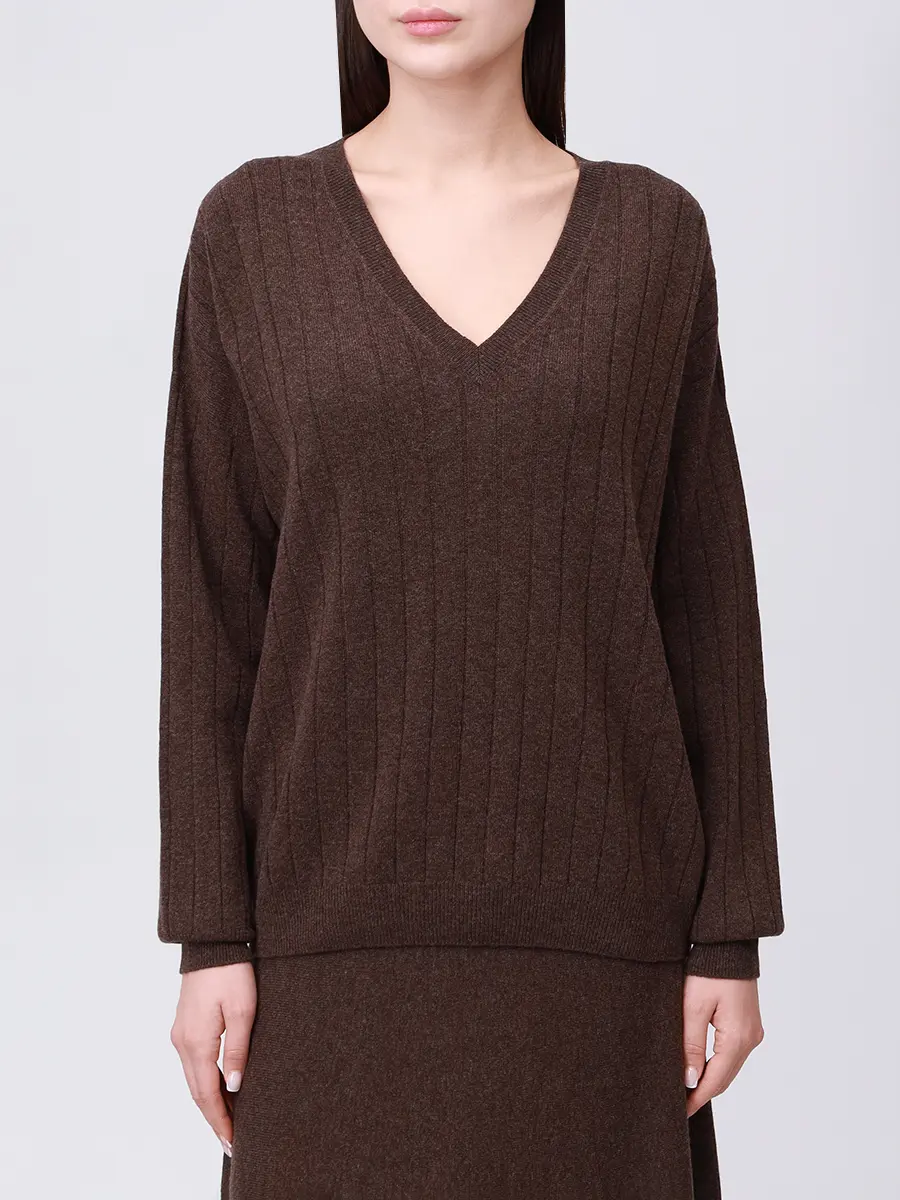 Пуловер шерстяной