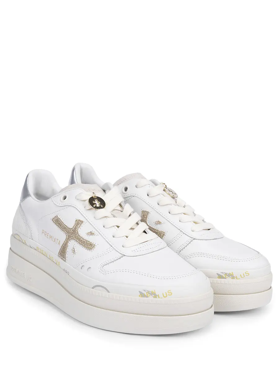 Кеды кожаные Micol