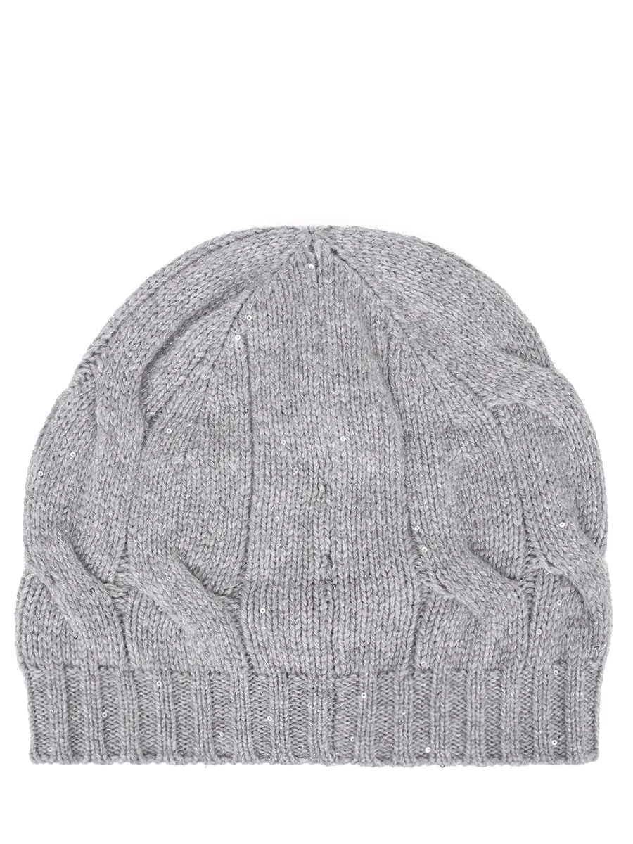 Шапка из шерсти и кашемира