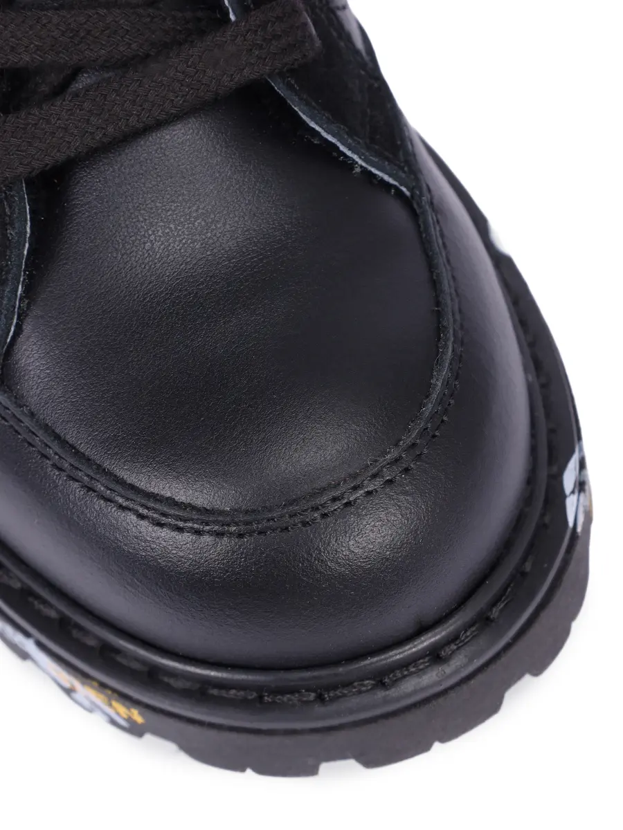 Ботинки кожаные на меху Mid Urban