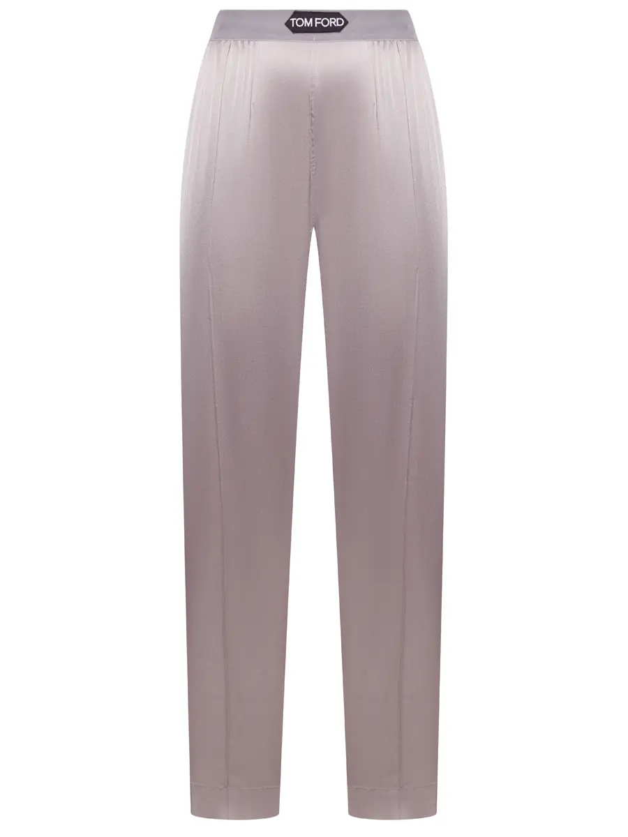 Брюки шелковые