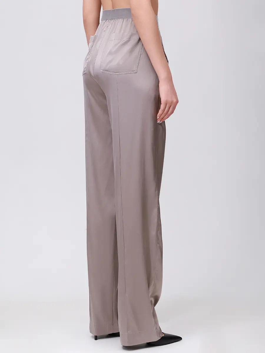 Брюки шелковые